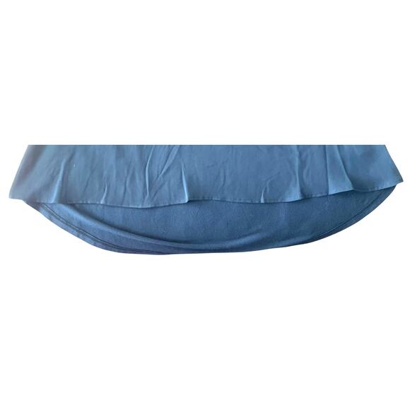 FORTUNE+IVY LONG SLV, V-NECK, LACE SHOULDER BLOUSE, WOMENS, XL, NAVY BLUE - Picture 9 of 12